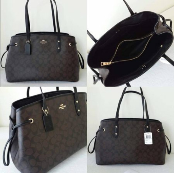 {SOLD●COACH DRAWSTRING CARRYALL BAG - Picture 5 of 8